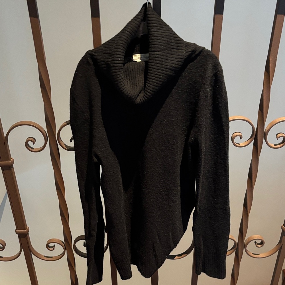 J. Crew Classic Black Turtleneck Sweater